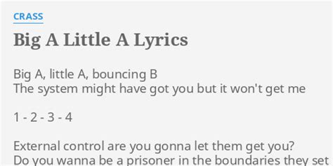 big a little a bouncing b lyrics